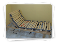 Electric articulated bed base